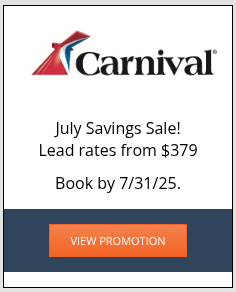 Current cruise promotion - Carnival