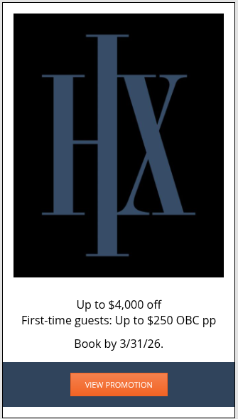 Current cruise promotion - HX
