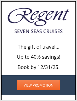 Current cruise promotion - Regent