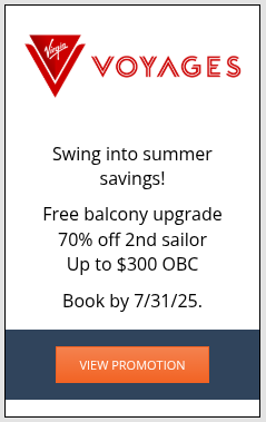 Current cruise promotion - Voyages